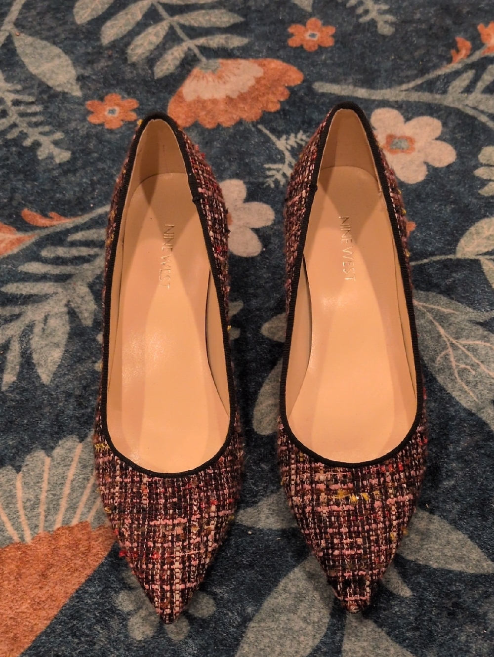 Nine West Multicolor Tweed Alake Pump